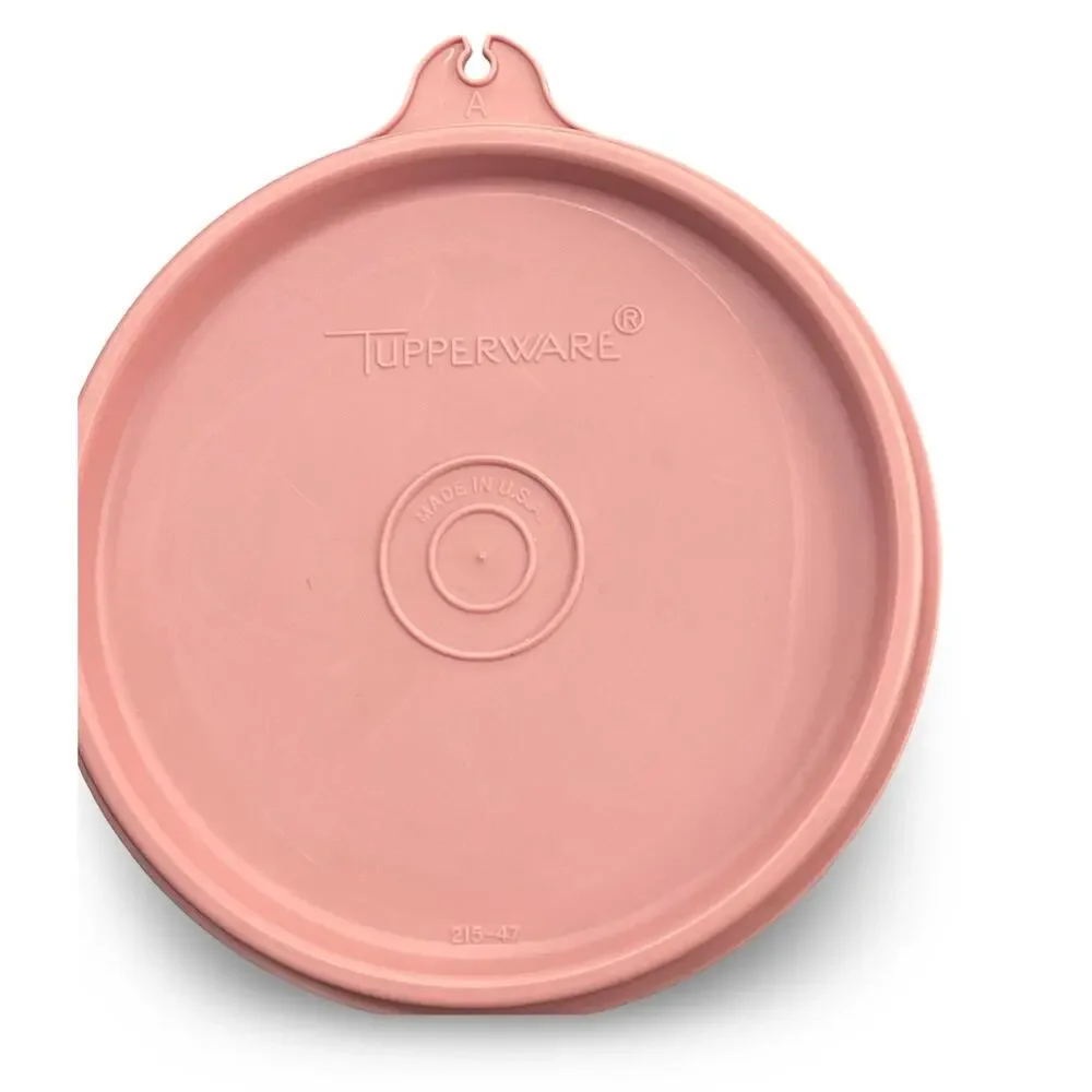 Vintage Tupperware Replacement Lid 215 Pink Mauve 4